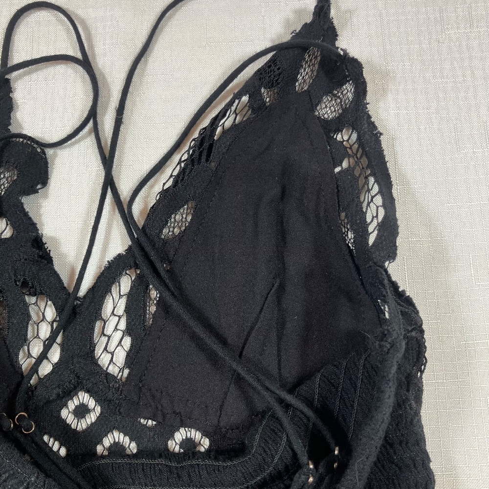 NWT Free People Adella Mini Slip Dress, Black, Size Small - Picture 13 of 14